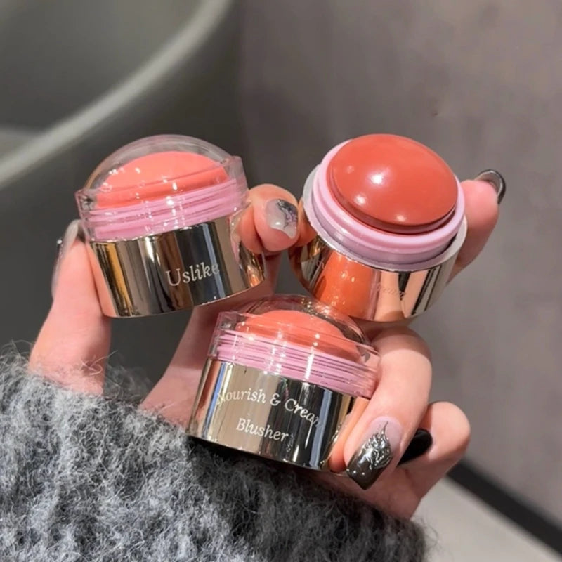 6-Color Cream Blush – Natural Effect & Long-Lasting