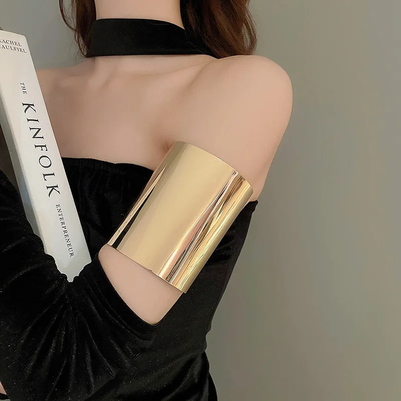 Minimalist Geometric Bangle – Arm Ring for Women