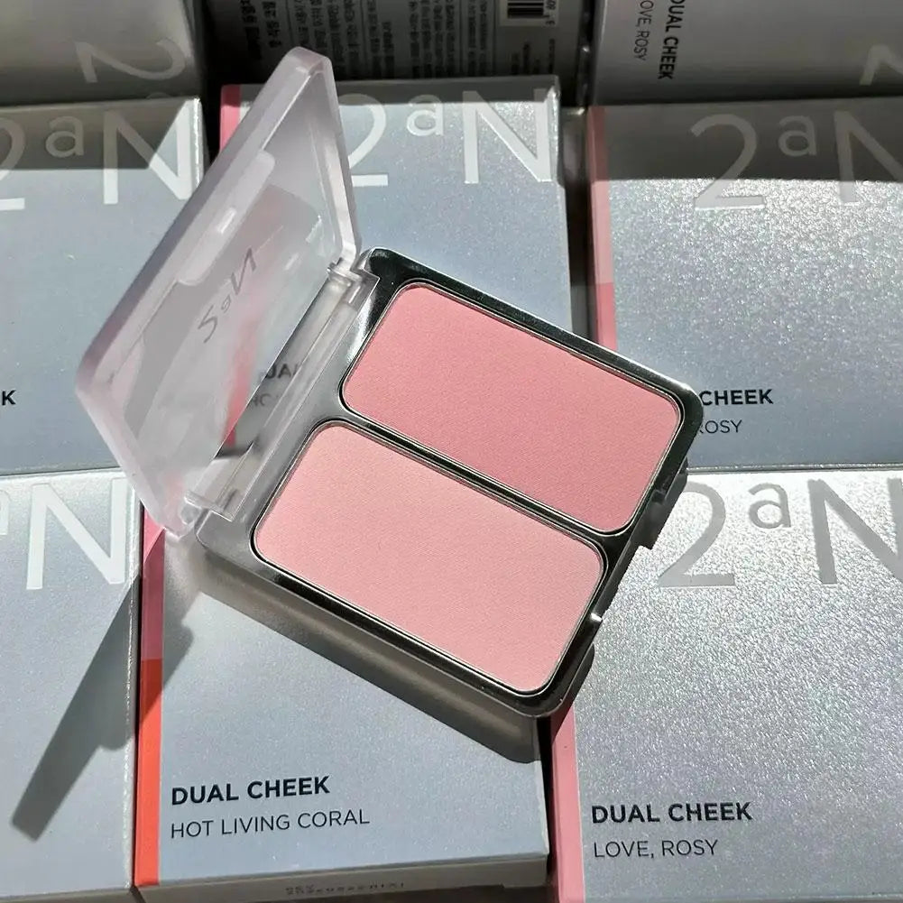 Korean-Style Bi-Color Blusher – Soft & Blendable