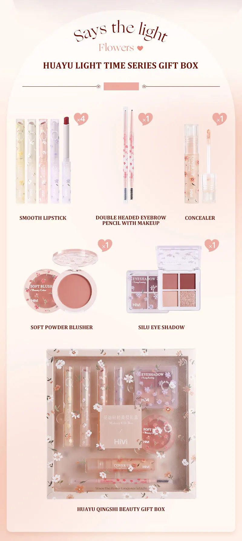 Lip Collection – 8 Long-Wear Lipsticks