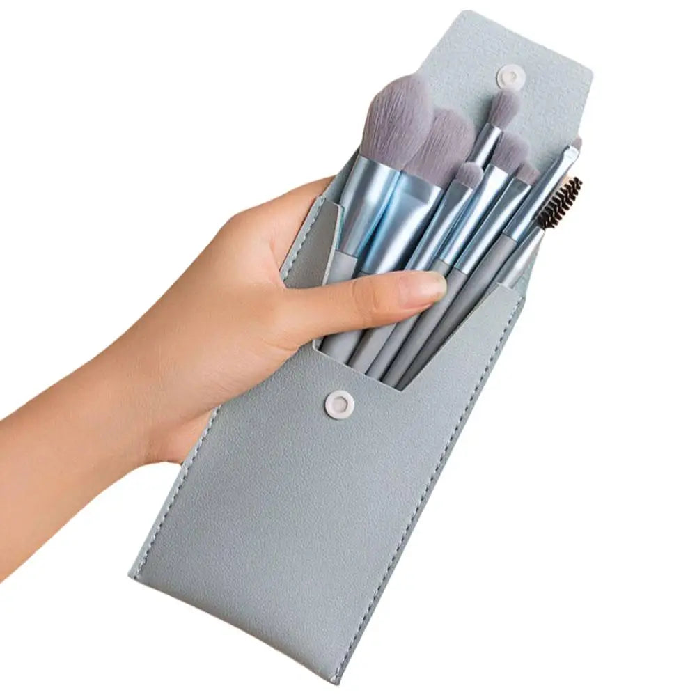 8-Piece Brush Set – Face & Eyes