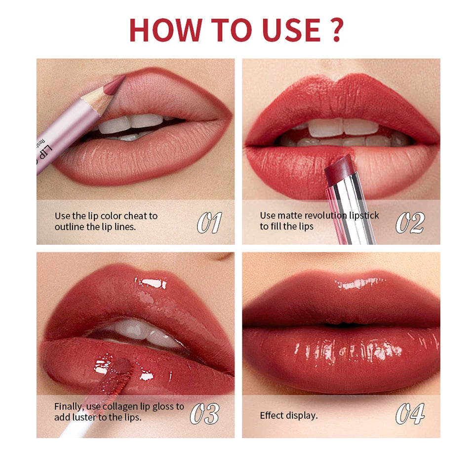 Lip Trio – Matte & Gloss Finish