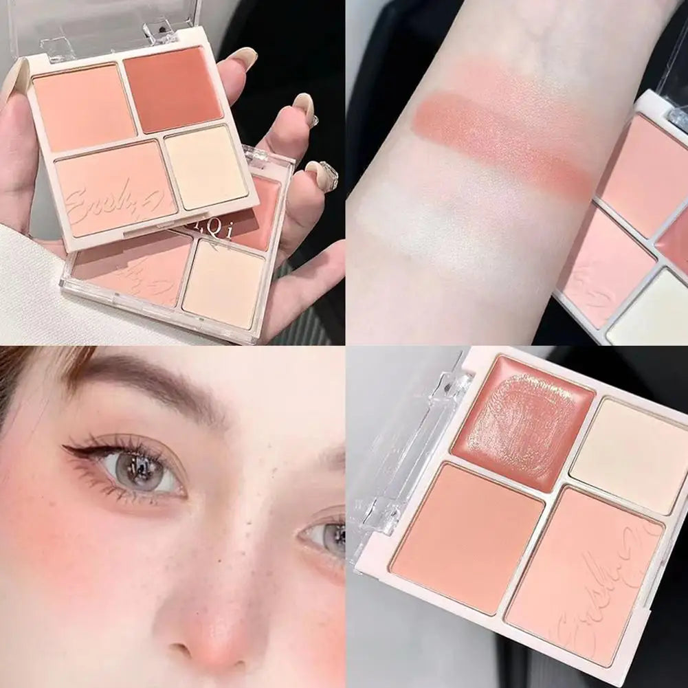 4-in-1 Palette: Concealer, Blush, Contour & Highlighter