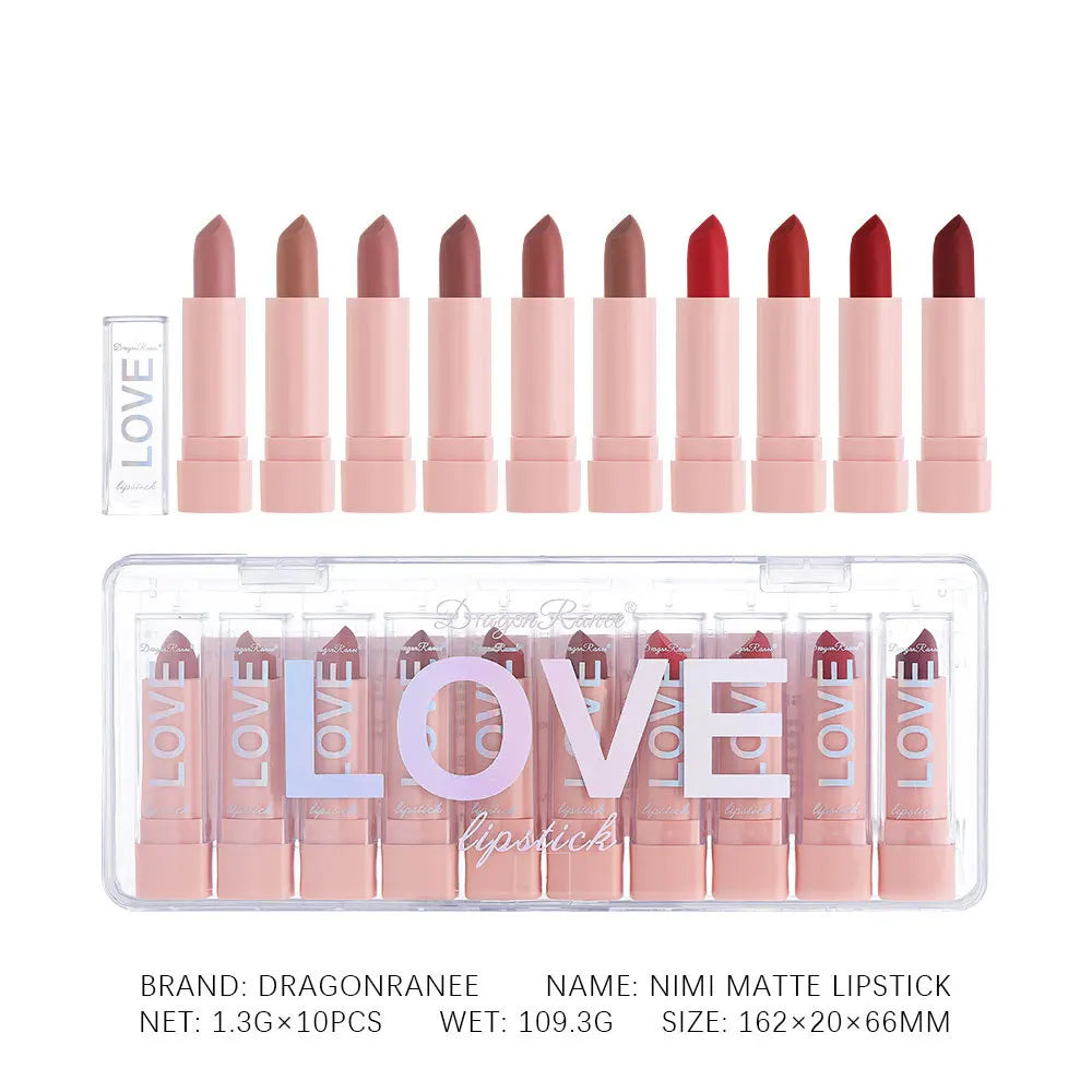 10 Lipstick Kit – Matte & Glossy
