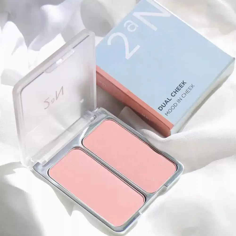 Korean-Style Bi-Color Blusher – Soft & Blendable