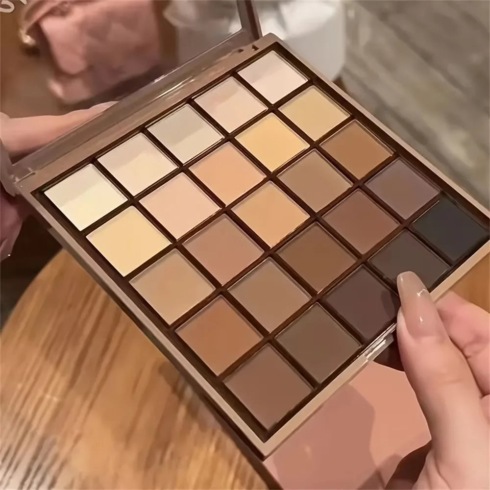 25 Shades Eyeshadow Palette – Matte & Shimmer Nudes