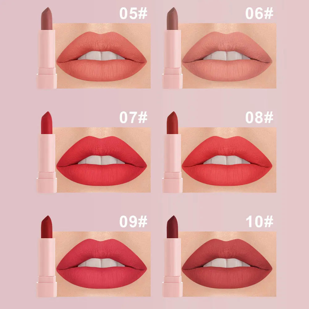 10 Lipstick Kit – Matte & Glossy