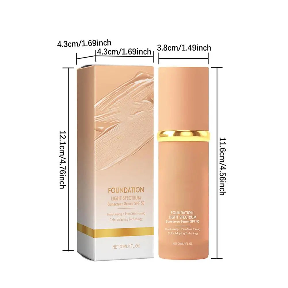 4-in-1 Liquid Foundation – Hydrating Serum, Concealer & SPF50