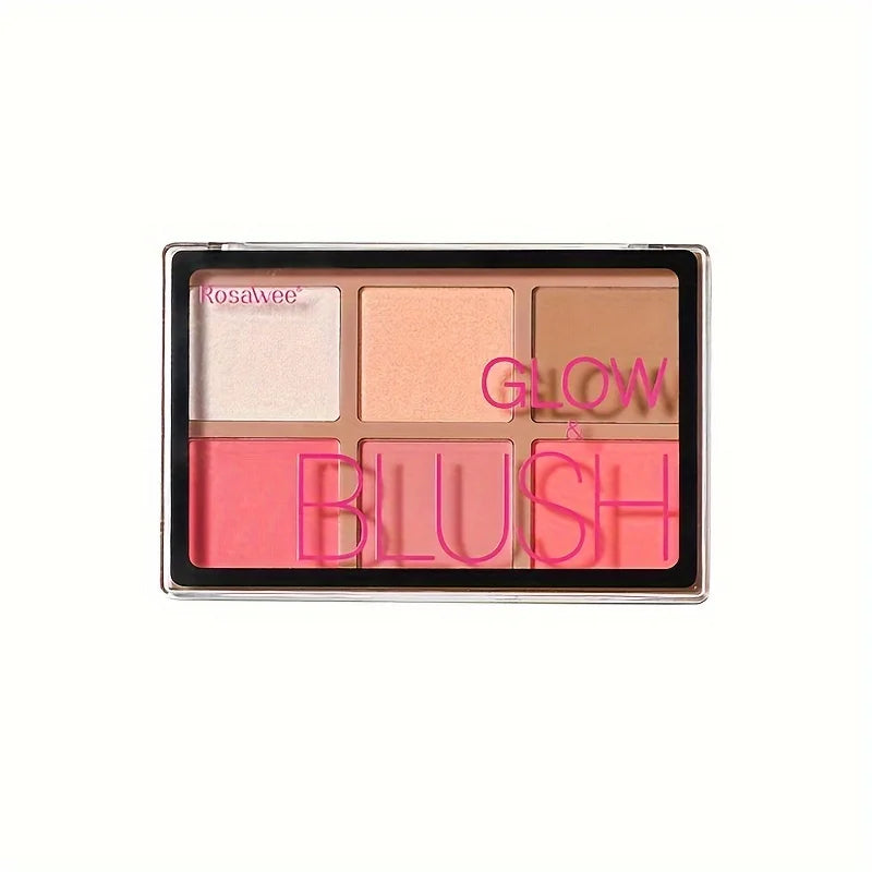 6 Blush Palette – Matte & Iridescent