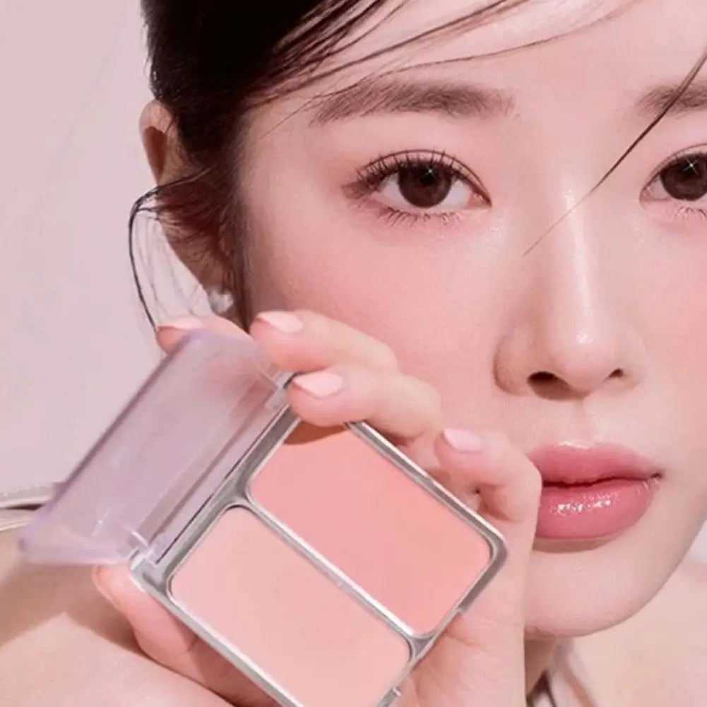 Korean-Style Bi-Color Blusher – Soft & Blendable