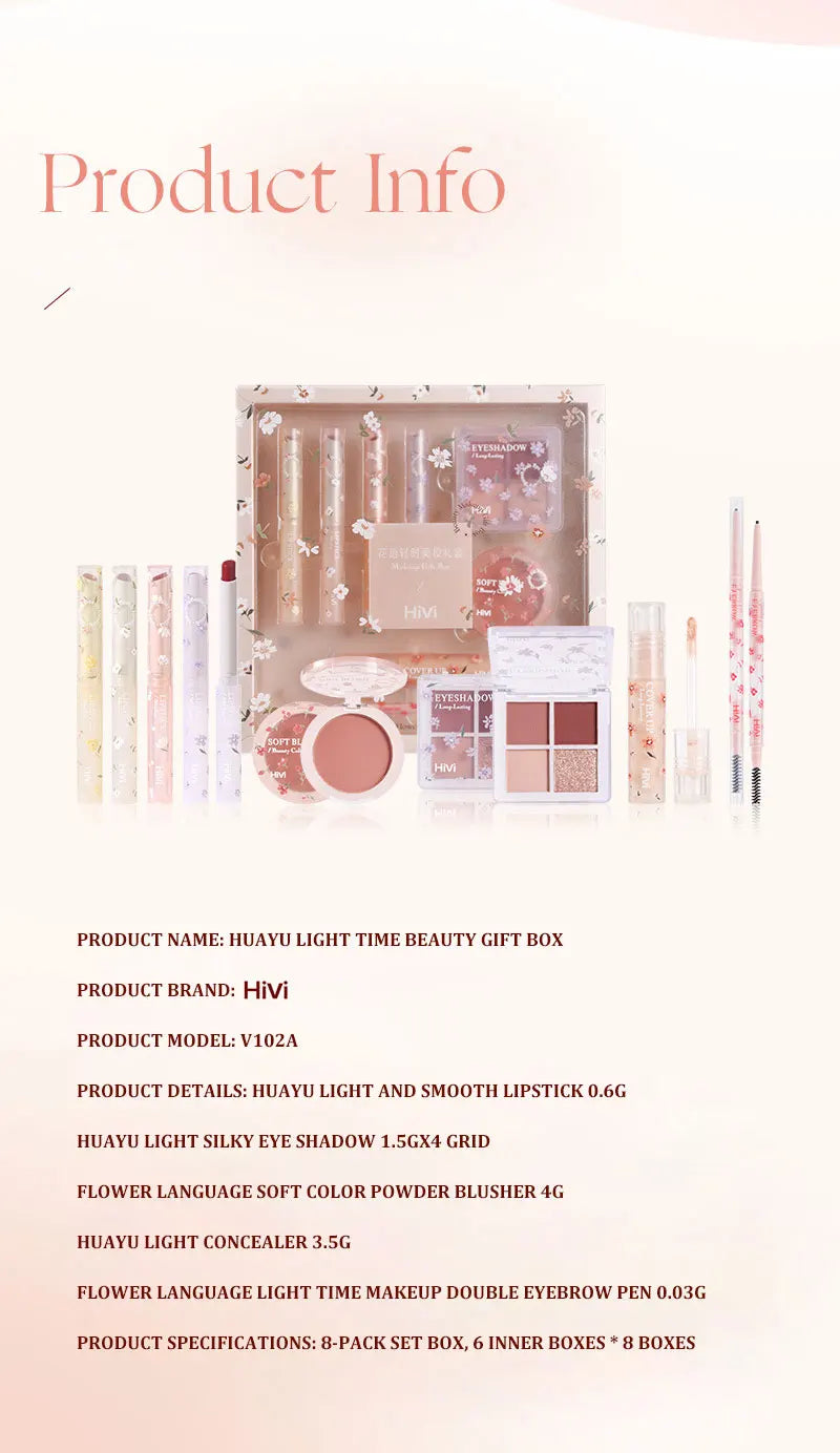 Lip Collection – 8 Long-Wear Lipsticks