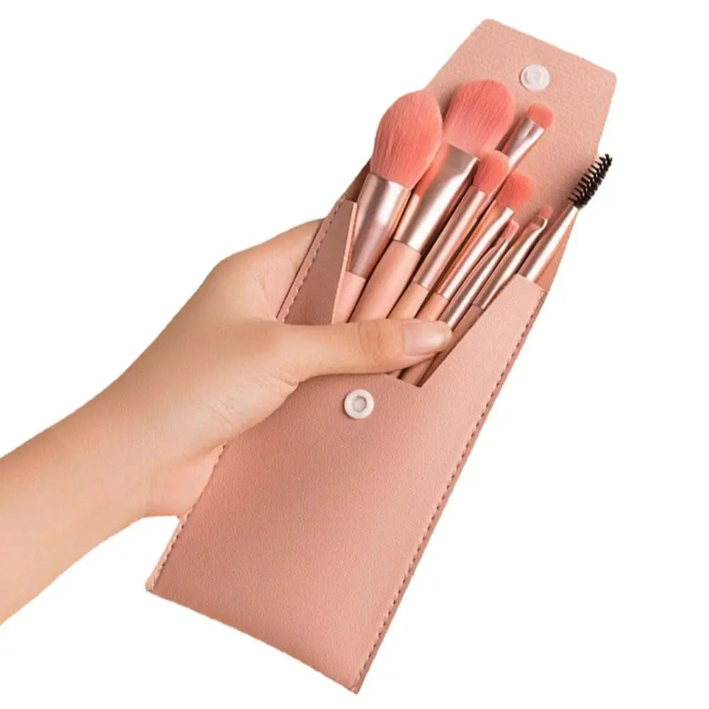 8-Piece Brush Set – Face & Eyes