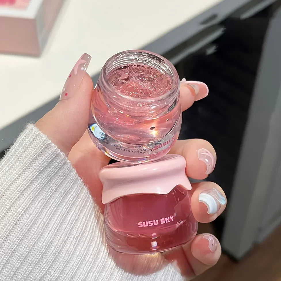 Moisturizing Lip Kit – Gloss & Lip Mask, Peach Flavor