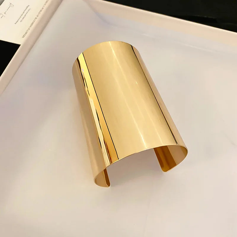 Minimalist Geometric Bangle – Arm Ring for Women