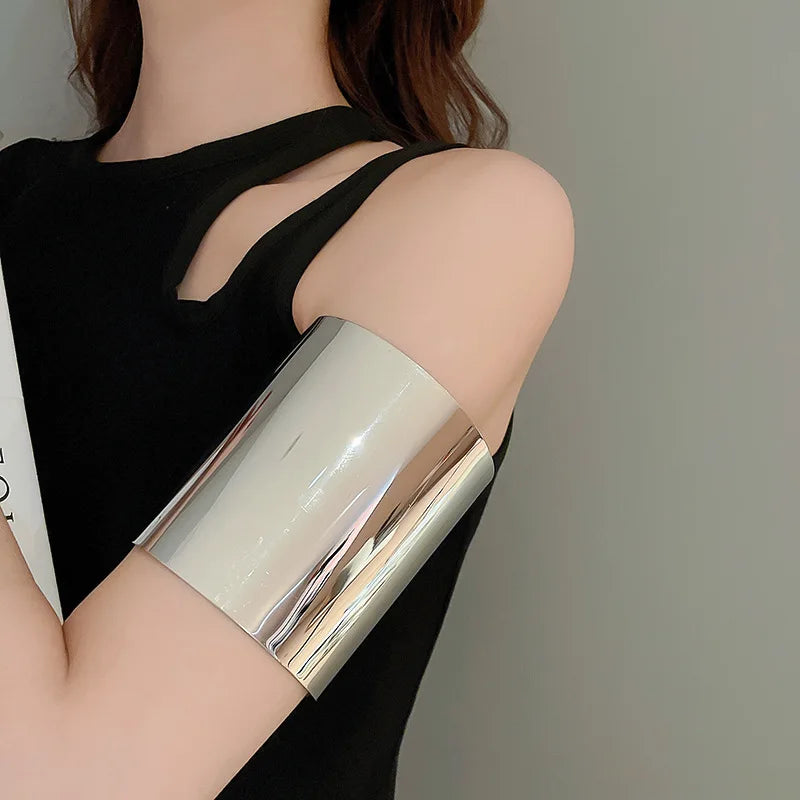 Minimalist Geometric Bangle – Arm Ring for Women