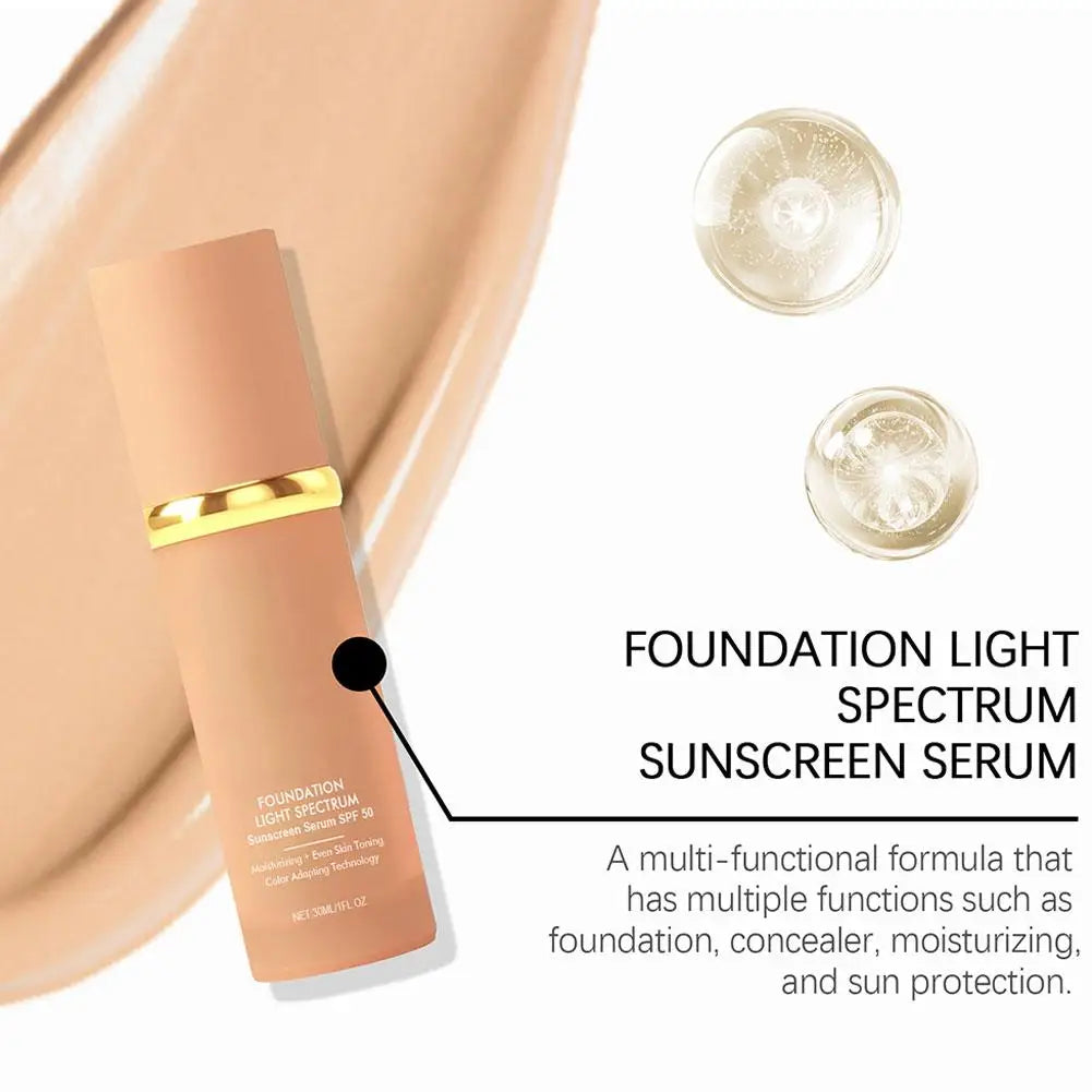 4-in-1 Liquid Foundation – Hydrating Serum, Concealer & SPF50