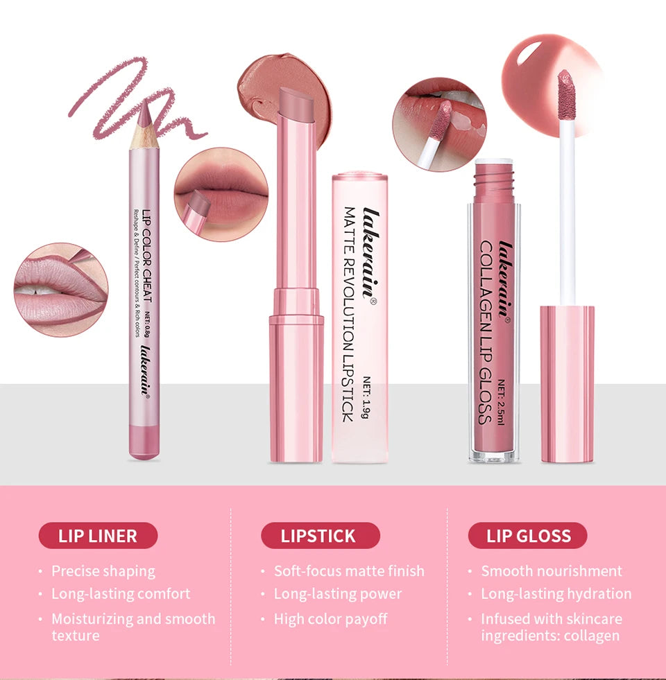 Lip Trio – Matte & Gloss Finish