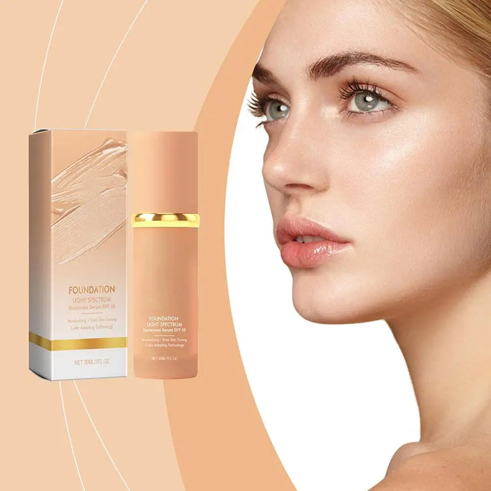 4-in-1 Liquid Foundation – Hydrating Serum, Concealer & SPF50