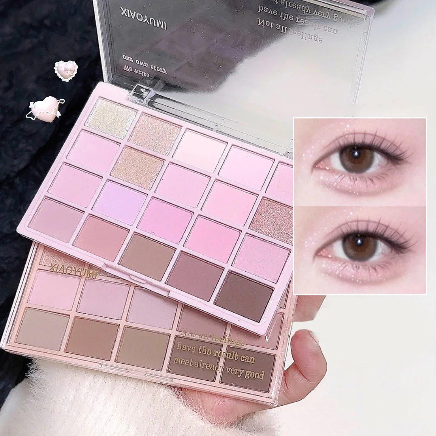Korean Low-Saturation Eyeshadow Palette – 20 Matte Shades