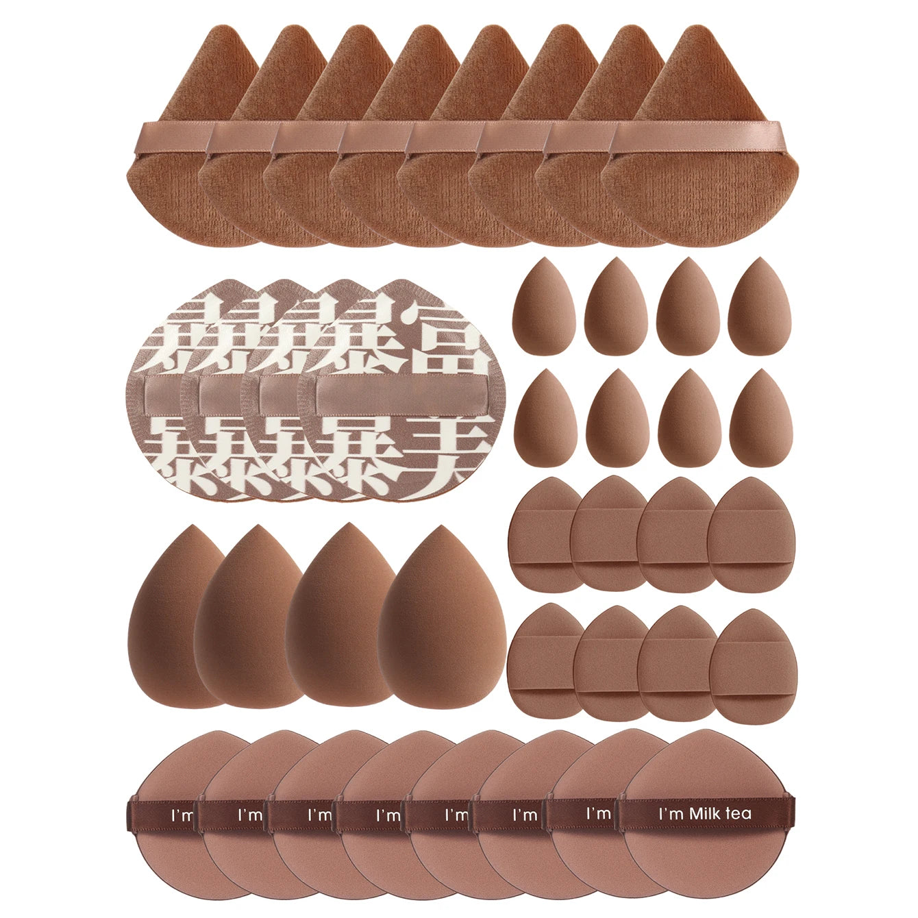 Moon Glow Makeup Mixing Pads – Foundation & BB Cream