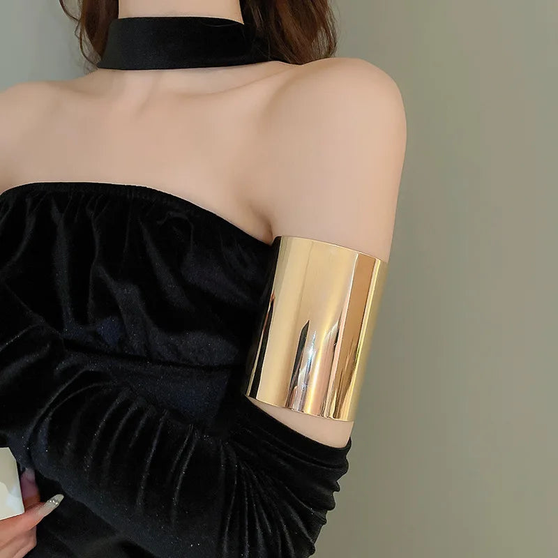 Minimalist Geometric Bangle – Arm Ring for Women