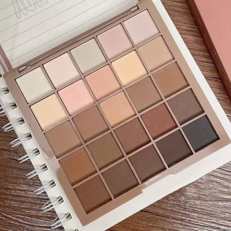 25 Shades Eyeshadow Palette – Matte & Shimmer Nudes