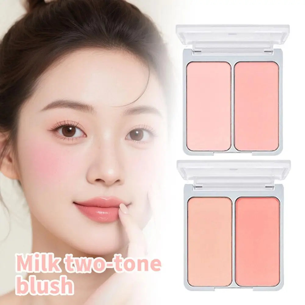Korean-Style Bi-Color Blusher – Soft & Blendable